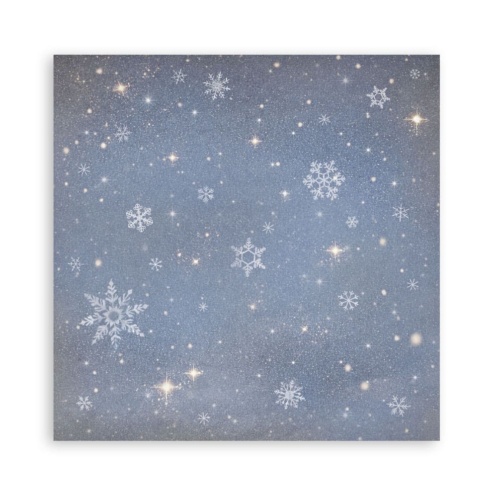 Scrapbookingpapper - Double faced - Silent Night - 6 - Stamperia - Tidformera