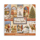 Scrapbookingpapper - Double faced - Silent Night - 1 - Stamperia - Tidformera