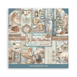 Scrapbookingpapper - Double faced - White Christmas - 1 - Stamperia - Tidformera