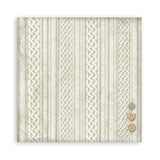 Scrapbookingpapper - Double faced - White Christmas - 8 - Stamperia - Tidformera
