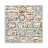 Scrapbookingpapper - Double faced - White Christmas - 3 - Stamperia - Tidformera