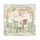 Scrapbookingpapper - House of Roses - Maxi Pad - 2 - Stamperia - Tidformera