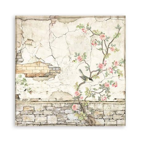 Scrapbookingpapper - House of Roses - Maxi Pad - 23 - Stamperia - Tidformera