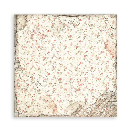 Scrapbookingpapper - House of Roses - Maxi Pad - 11 - Stamperia - Tidformera