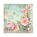 Scrapbookingpapper - House of Roses - Maxi Pad - 6 - Stamperia - Tidformera