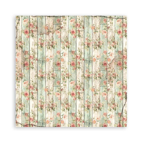 Scrapbookingpapper - House of Roses - Maxi Pad - 13 - Stamperia - Tidformera