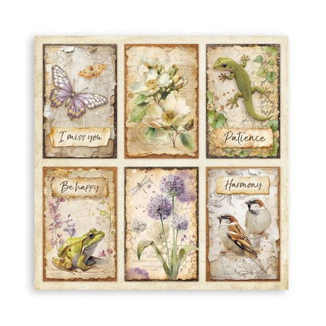 Scrapbookingpapper - Maxi Pad - All Around - 21 - Stamperia - Tidformera