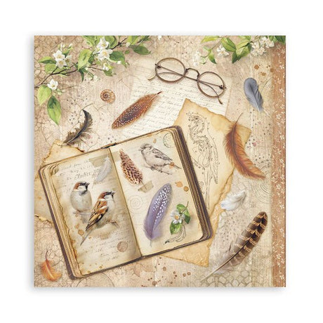 Scrapbookingpapper - Maxi Pad - All Around - 11 - Stamperia - Tidformera