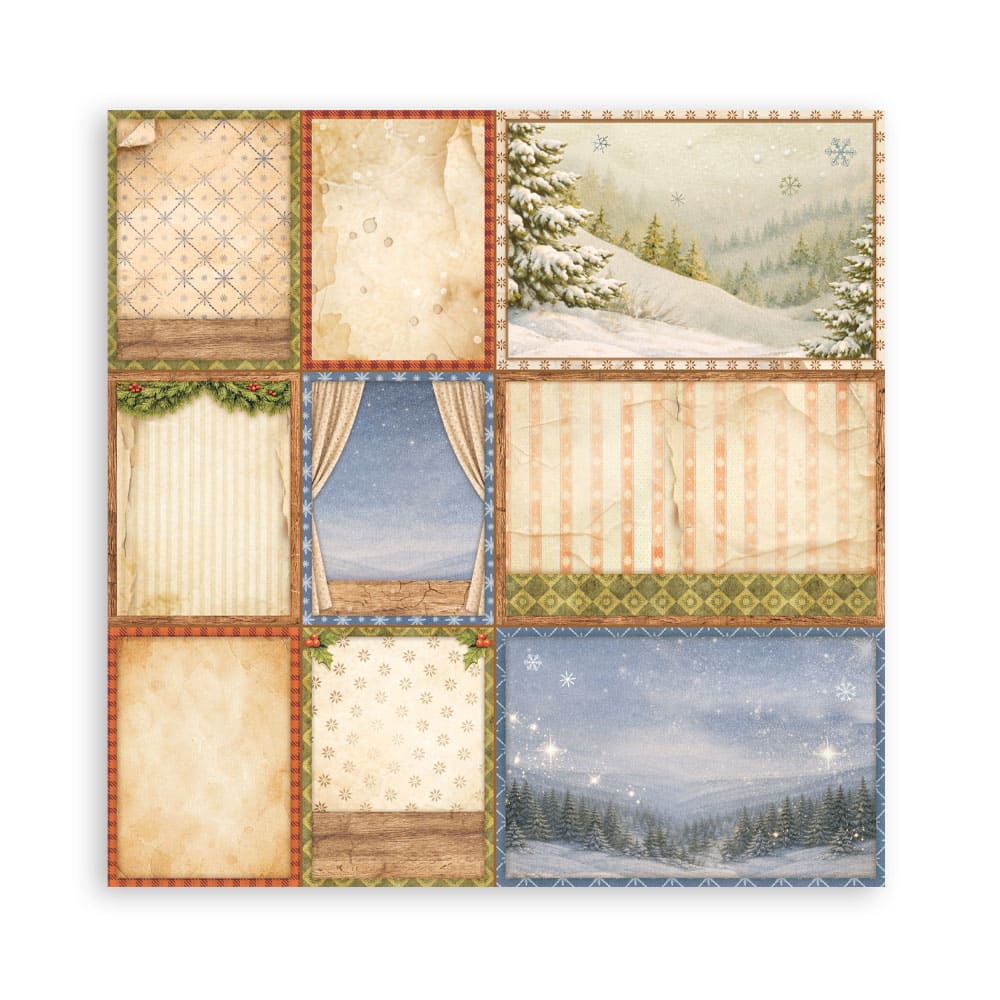 Scrapbookingpapper - Maxi Pad - Silent Night - 10 - Stamperia - Tidformera