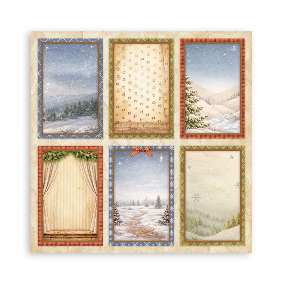 Scrapbookingpapper - Maxi Pad - Silent Night - 8 - Stamperia - Tidformera