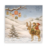 Scrapbookingpapper - Maxi Pad - Silent Night - 15 - Stamperia - Tidformera
