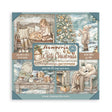 Scrapbookingpapper - Maxi Pad - White Christmas - 1 - Stamperia - Tidformera