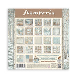 Scrapbookingpapper - Maxi Pad - White Christmas - 24 - Stamperia - Tidformera