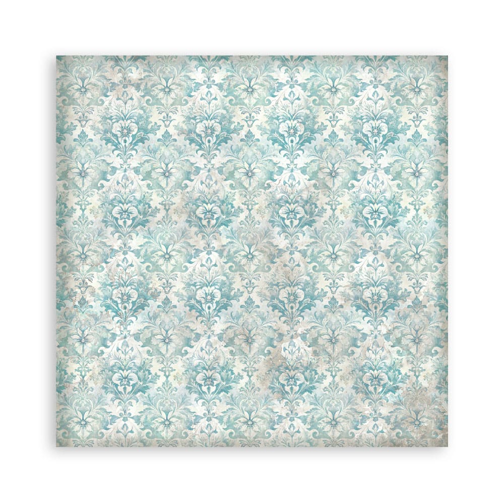 Scrapbookingpapper - Maxi Pad - White Christmas - 6 - Stamperia - Tidformera