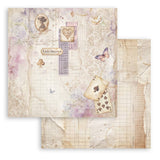 Scrapbookingpapper - Quiet Days - Double faced - 7 - Stamperia - Tidformera