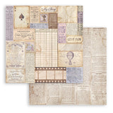 Scrapbookingpapper - Quiet Days - Double faced - 9 - Stamperia - Tidformera