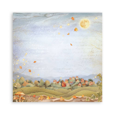 Scrapbookingpapper - Whispering Woods - Maxi Pad - 6 - Stamperia - Tidformera