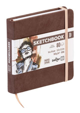 Sketchbook 14 x 14 - Brown - 2 - Darwi - Tidformera