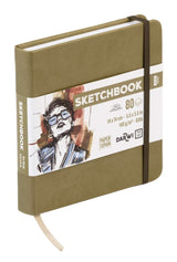 Sketchbook 14 x 14 - Khaki - 2 - Darwi - Tidformera