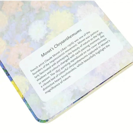 Skrivhäfte Cahier - Monet's Chrysanthemums - A6 Dotted - 4 - Paperblanks - Tidformera