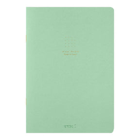 Skrivhäfte Dotted A5 - Green - 1 - Midori - Tidformera