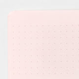 Skrivhäfte Dotted A5 - Pink - 2 - Midori - Tidformera