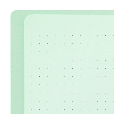 Spiralblock Dotted A5 - Green - 3 - Midori - Tidformera