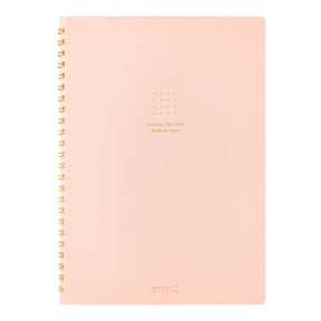 Spiralblock Dotted A5 - Pink - 1 - Midori - Tidformera