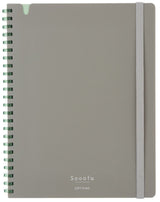 Spiralblock Sooofa B6 Rutat - Grey - 1 - Kokuyo - Tidformera