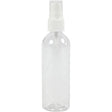 Sprayflaska 100 ml från Creotime. Liten transparent flaska med sprayfunktion och har ett lock.  Tidformera