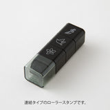 Stämpel Paintable Stamp Roller - Plant - 3 - Midori - Tidformera