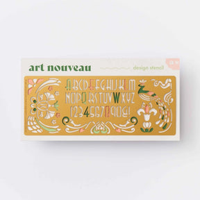 Stencil - Art Nouveau - 1 - Another Studio UK - Tidformera