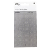 Stencil Paper Poetry Stor - Letters - 1 - Rico Design - Tidformera