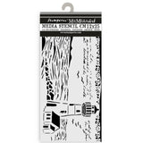 Stencil Selection - Silent Sea - 14 - Stamperia - Tidformera