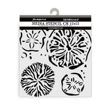 Stencil Selection - Silent Sea - 10 - Stamperia - Tidformera
