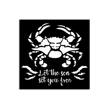 Stencil Selection - Silent Sea - 6 - Stamperia - Tidformera