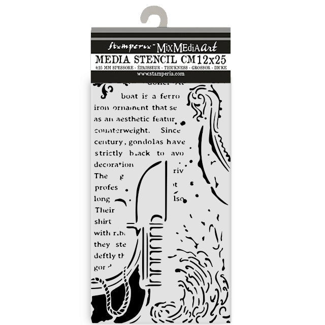 Stencil Selection - Venice City of Art - 4 - Stamperia - Tidformera