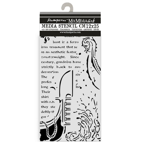 Stencil Selection - Venice City of Art - 4 - Stamperia - Tidformera