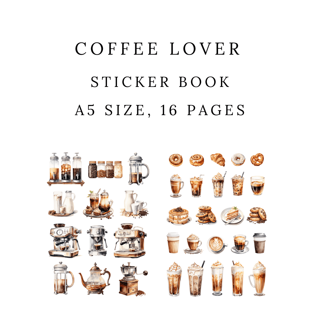 Sticker book - Penpaling Paula - Coffee Lover - 3 - Penpaling Paula - Tidformera