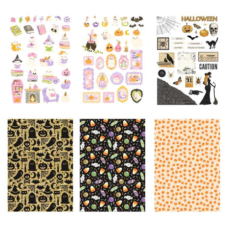 Sticker book - Penpaling Paula - Halloween - 3 - Penpaling Paula - Tidformera