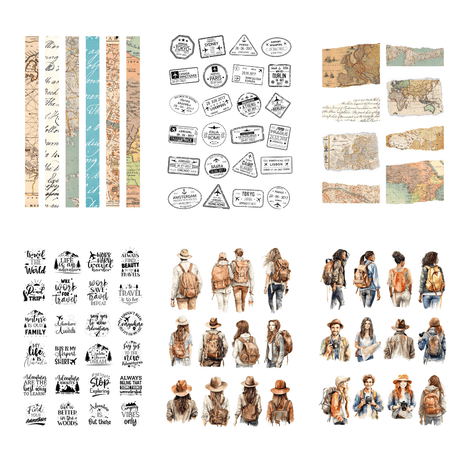 Sticker book - Penpaling Paula - Travel the world - 2 - Penpaling Paula - Tidformera