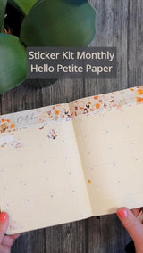 Sticker Kit Monthly - October - 5 - Hello Petite Paper - Tidformera