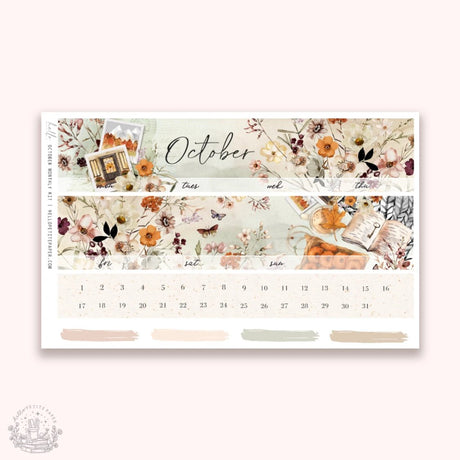 Sticker Kit Monthly - October - 2 - Hello Petite Paper - Tidformera