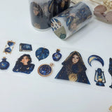 Sticker Pet Tape - Pre - cut - Celestial Keepers - 74 mm - 2 - Plan & Plot Studio - Tidformera