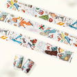 Sticker Pet Tape - Pre - cut - Fireside - 65 mm - 2 - Washi Tape Shop - Tidformera