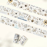 Sticker Pet Tape - Pre - cut - Frosted Meadow - 70 mm - 1 - Washi Tape Shop - Tidformera