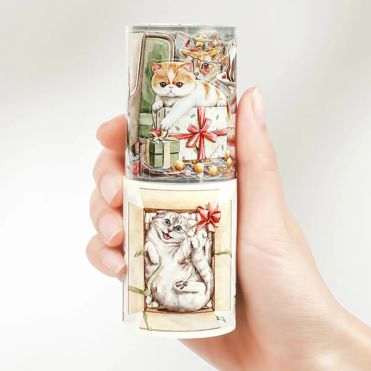 Sticker Pet Tape - Pre - cut - Frozen Paws - 60 mm - 6 - Washi Tape Shop - Tidformera