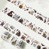 Sticker Pet Tape - Pre-cut - Haunted House - 65 mm - 1 - Washi Tape Shop - Tidformera