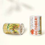Sticker Pet Tape - Pre-cut - Hello Autumn - 70 mm - 5 - Washi Tape Shop - Tidformera