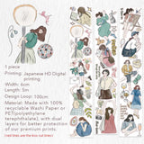 Sticker Pet Tape - Pre - cut - Letter to Myself - 60 mm - 5 - Washi Tape Shop - Tidformera